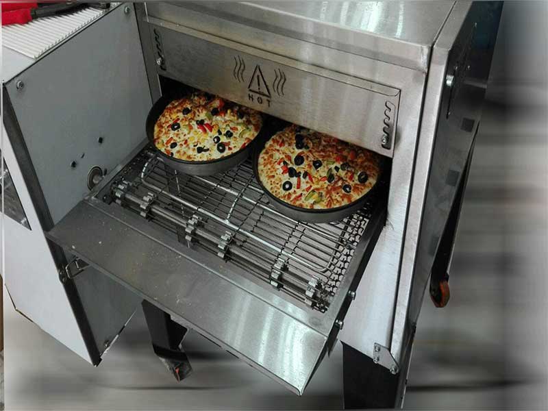 فر پیتزا ریلی دهنه 50 _ تجهیزات آشپزخانه صنعتی _ تجهیزات فست فود