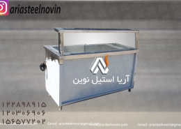 کانتر-گرم-ساده-استیل | تجهیزات فست فود | تجهیزات آشپزخانه صنعتی